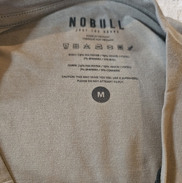 NOBULL Men's Slim Fit Long Sleeve Shirt NEW Workout Gym - Picture 4 of 6